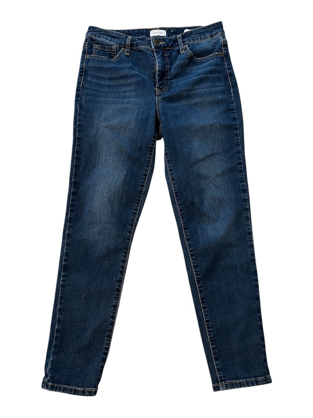 Women's Jessica Simpson High Rise Blue Skinny Ankle Jeans Size 6